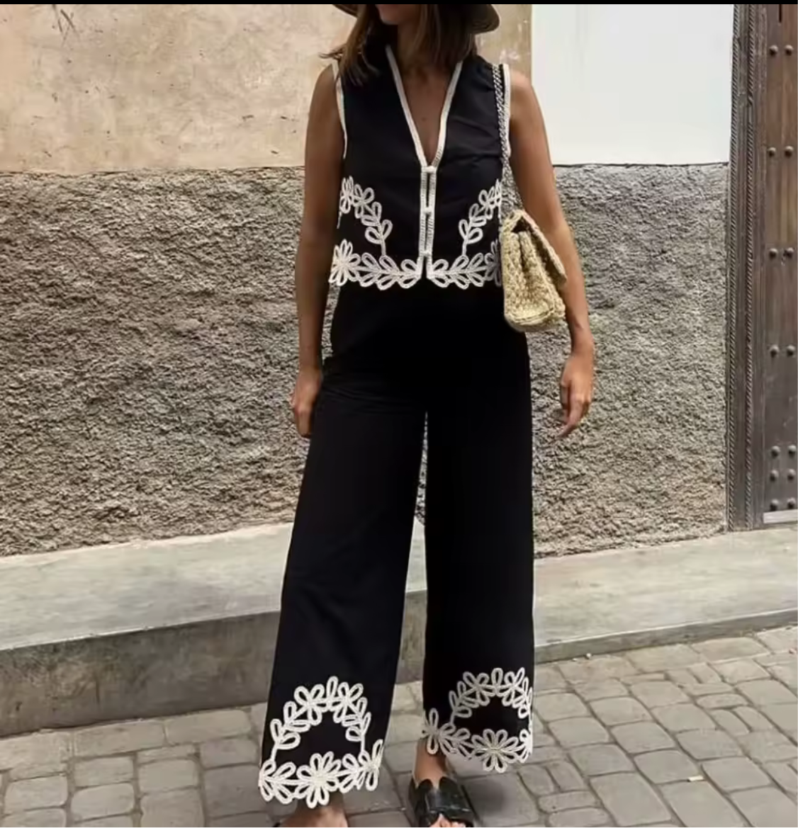 Ensemble Boho brodé
