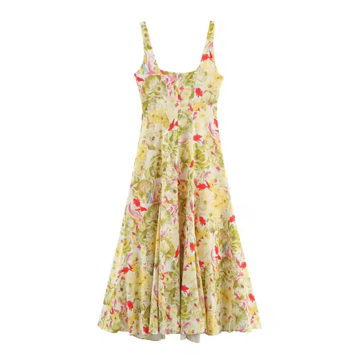 Robe imprimée en Lin