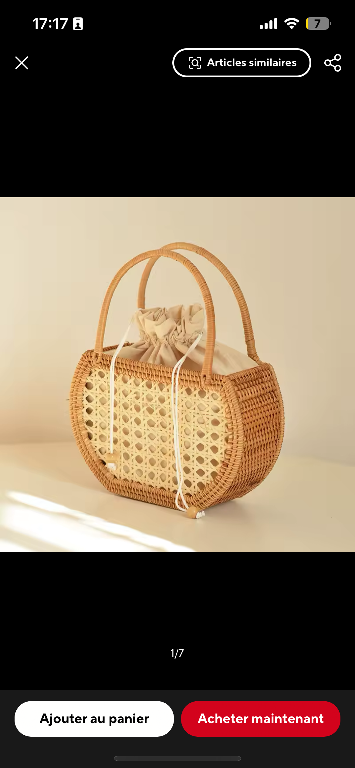 Sac en paille